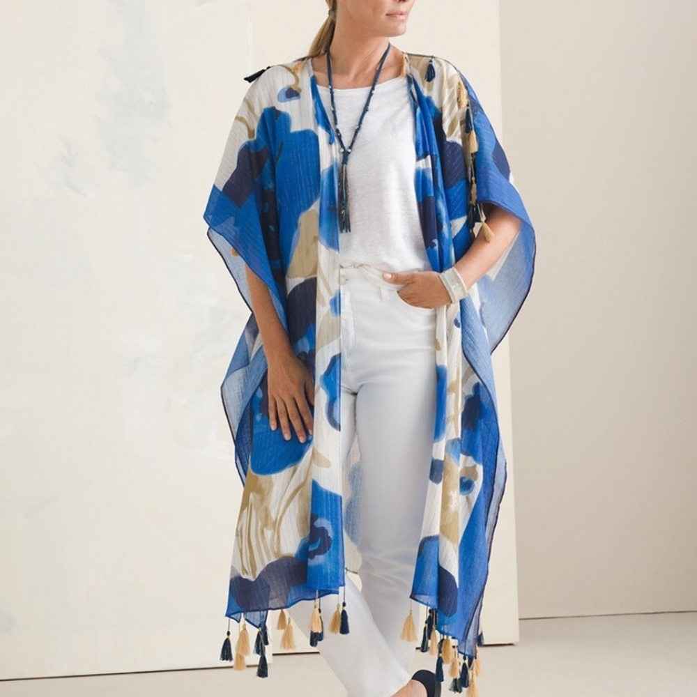 NWT Chico’s boho Kimono style wrap
